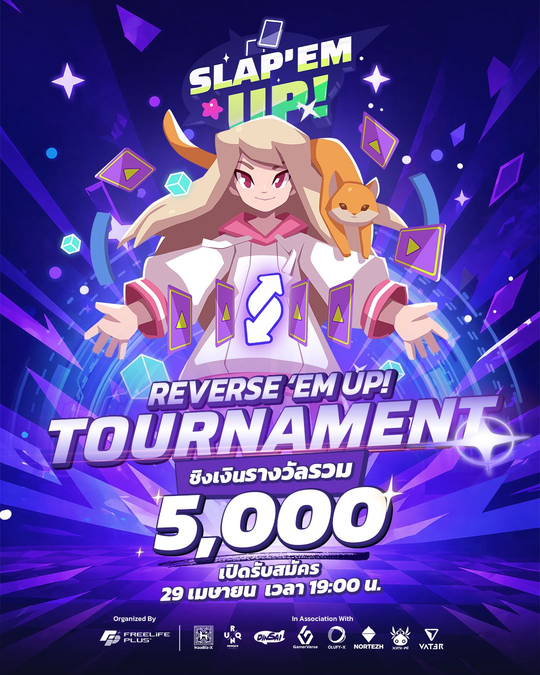 Reverse ‘em UP! Tournament – Compete in Reverse Mode for 5,000 THB