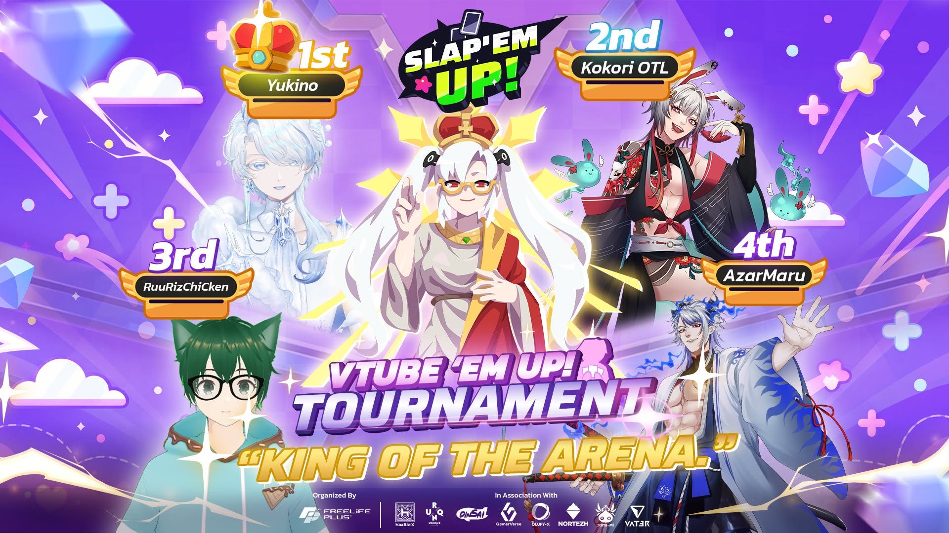 ประกาศผล VTube 'em UP! Tournament พร้อมผู้ชนะการแข่งขันอย่างเป็นทางการ