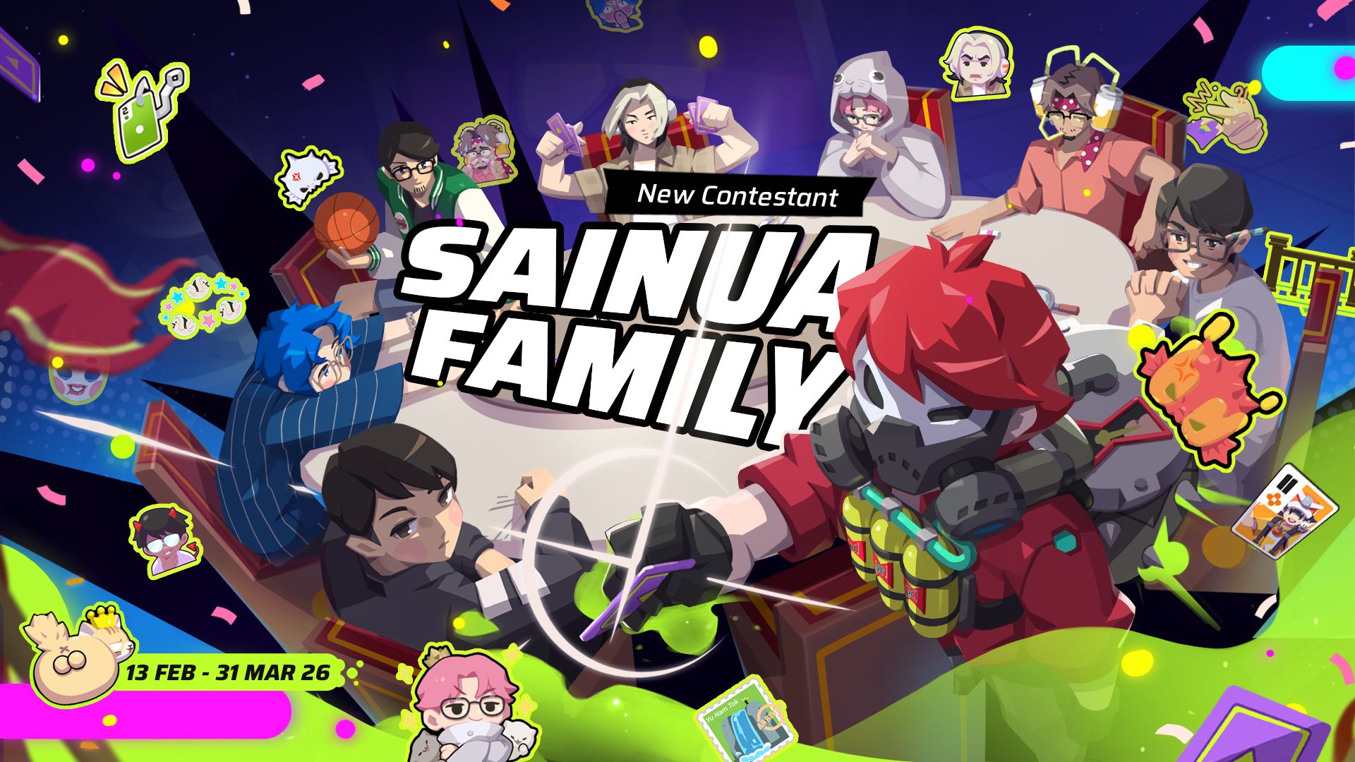 Slap ‘em UP! ผนึกกำลัง Sainua Family เปิดฉากความร่วมมือ พร้อมโหมดใหม่ ตัวละครพิเศษ และคอนเทนต์อีกมากมาย!