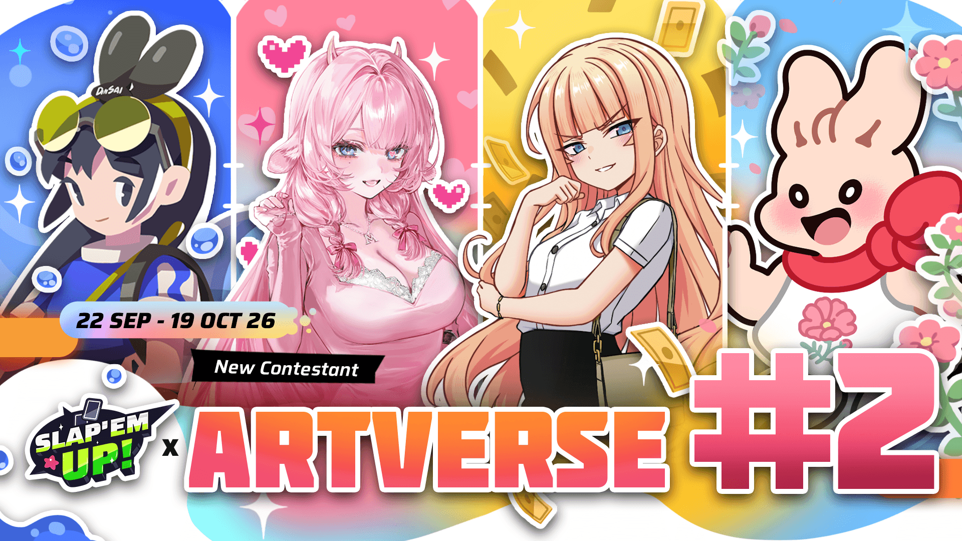 Slap 'em UP! x Artverse #2: Meet 4 New Characters from Thai Artists and Voice Actors