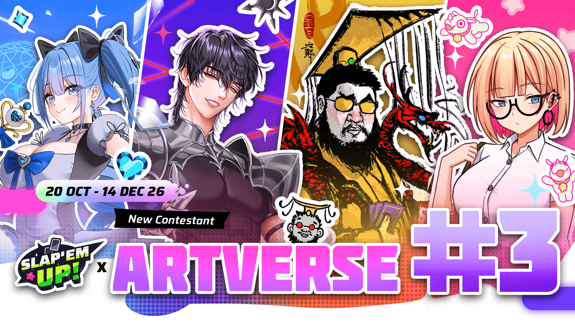 Slap 'em UP! x Artverse #3: Meet 4 New Thai-Created Characters & Explore the Halloween Event Shop